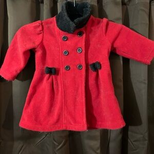 18 months vertical 9 baby girls jacket. 100% polyester